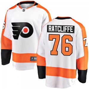 Youth Fanatics Branded Philadelphia Flyers Isaac Ratcliffe Away Jersey - White Breakaway