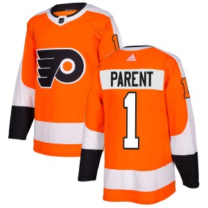 Adidas Philadelphia Flyers Bernie Parent Jersey - Orange Authentic