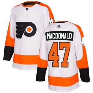 Adidas Philadelphia Flyers Andrew MacDonald Jersey - White Authentic