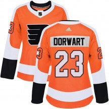Women's Adidas Philadelphia Flyers Karsen Dorwart Home Jersey - Orange Authentic