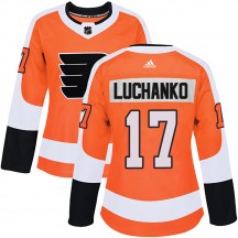 Women's Adidas Philadelphia Flyers Jett Luchanko Home Jersey - Orange Authentic
