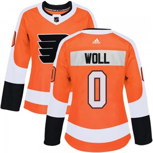 Women's Adidas Philadelphia Flyers Joseph Woll Home Jersey - Orange Authentic