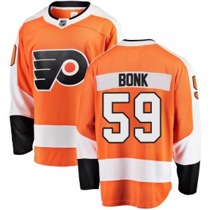 Youth Fanatics Branded Philadelphia Flyers Oliver Bonk Home Jersey - Orange Breakaway