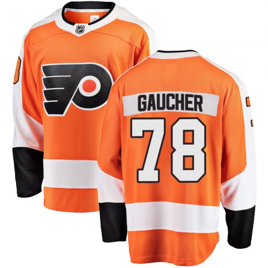 Youth Fanatics Branded Philadelphia Flyers Jacob Gaucher Home Jersey - Orange Breakaway