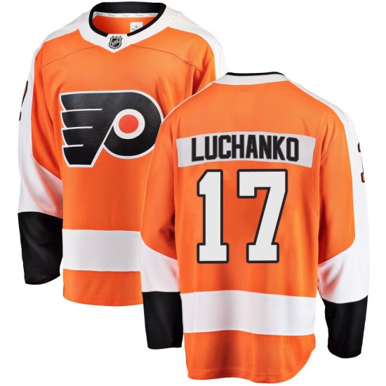 Youth Fanatics Branded Philadelphia Flyers Jett Luchanko Home Jersey - Orange Breakaway
