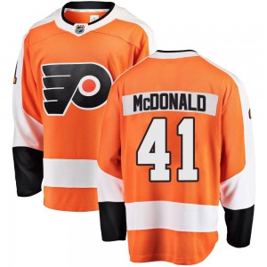Youth Fanatics Branded Philadelphia Flyers Hunter McDonald Home Jersey - Orange Breakaway