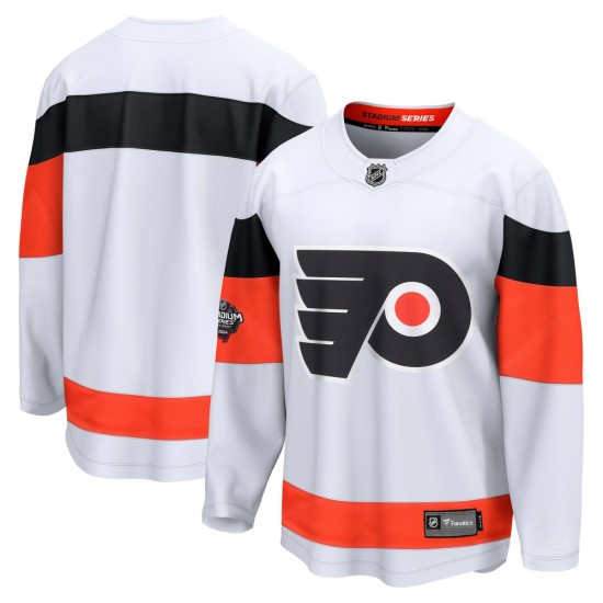 Fanatics Branded Philadelphia Flyers Blank ＃ 2024 Stadium Series Jersey - White Breakaway