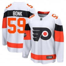 Fanatics Branded Philadelphia Flyers Oliver Bonk 2024 Stadium Series Jersey - White Breakaway