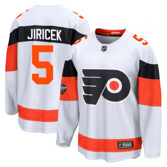 Fanatics Branded Philadelphia Flyers David Jiricek 2024 Stadium Series Jersey - White Breakaway