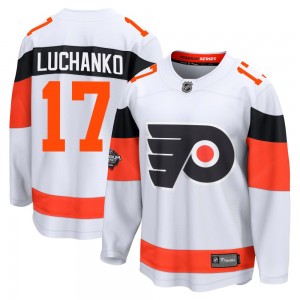 Fanatics Branded Philadelphia Flyers Jett Luchanko 2024 Stadium Series Jersey - White Breakaway