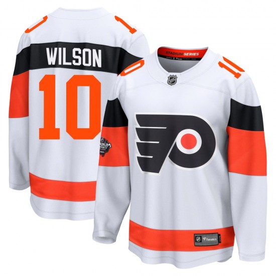 Fanatics Branded Philadelphia Flyers Garrett Wilson 2024 Stadium Series Jersey - White Breakaway