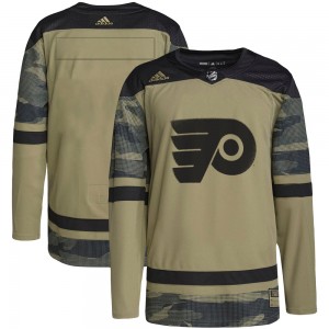 Youth Adidas Philadelphia Flyers Blank ＃ Military Appreciation Practice Jersey - Camo Authentic