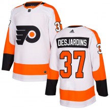 Youth Adidas Philadelphia Flyers Eric Desjardins Jersey - White Authentic