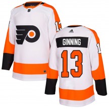 Youth Adidas Philadelphia Flyers Adam Ginning Jersey - White Authentic