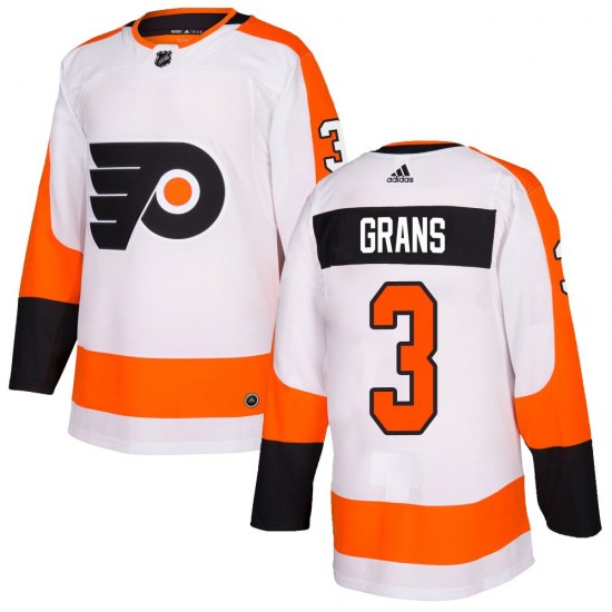 Youth Adidas Philadelphia Flyers Helge Grans Jersey - White Authentic