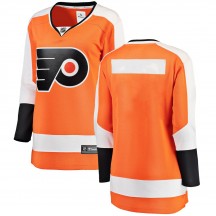 Women's Fanatics Branded Philadelphia Flyers Blank ＃ Home Jersey - Orange Breakaway
