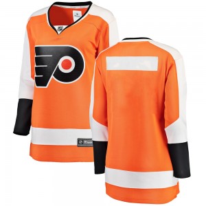 Women's Fanatics Branded Philadelphia Flyers Blank ＃ Home Jersey - Orange Breakaway