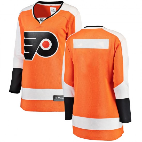 Women's Fanatics Branded Philadelphia Flyers Blank ＃ Home Jersey - Orange Breakaway