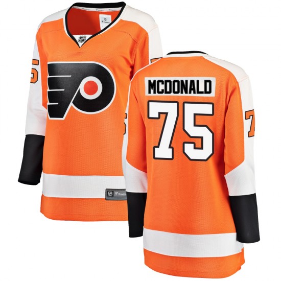 Women's Fanatics Branded Philadelphia Flyers Hunter McDonald Home Jersey - Orange Breakaway