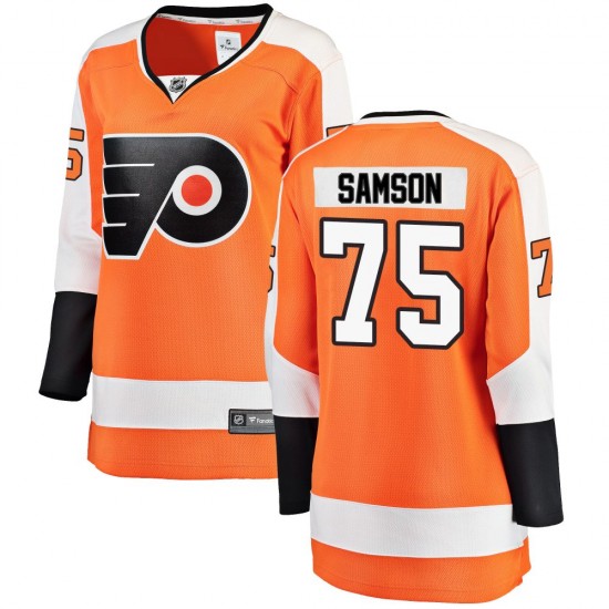 Women's Fanatics Branded Philadelphia Flyers Ethan Samson Home Jersey - Orange Breakaway