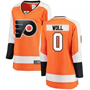 Women's Fanatics Branded Philadelphia Flyers Joseph Woll Home Jersey - Orange Breakaway