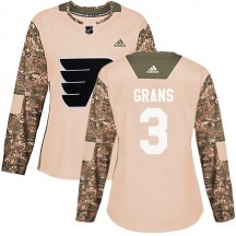 Women's Adidas Philadelphia Flyers Helge Grans Veterans Day Practice Jersey - Camo Authentic