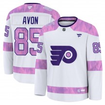 Fanatics Philadelphia Flyers Jon-Randall Avon 2024 Hockey Fights Cancer Practice Jersey - White Premium