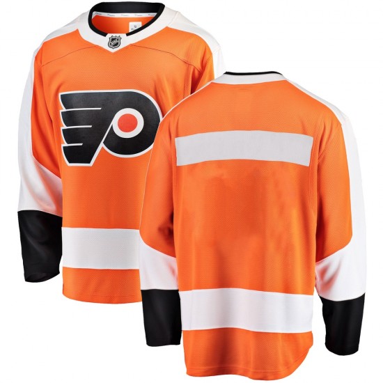 Fanatics Branded Philadelphia Flyers Blank ＃ Home Jersey - Orange Breakaway