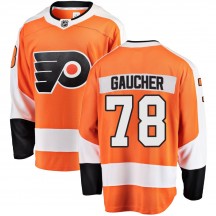 Fanatics Branded Philadelphia Flyers Jacob Gaucher Home Jersey - Orange Breakaway