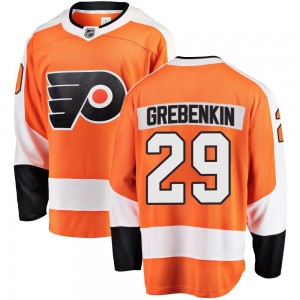 Fanatics Branded Philadelphia Flyers Nikita Grebenkin Home Jersey - Orange Breakaway
