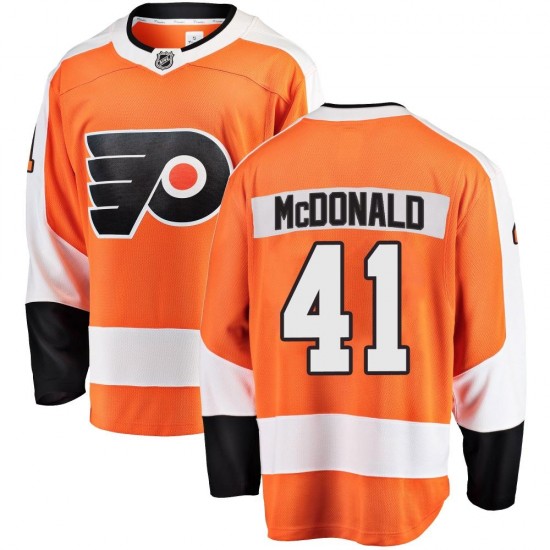 Fanatics Branded Philadelphia Flyers Hunter McDonald Home Jersey - Orange Breakaway