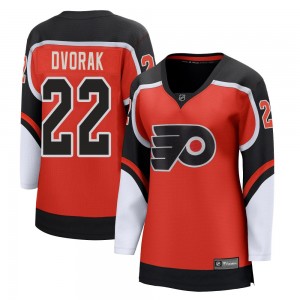 Women's Fanatics Branded Philadelphia Flyers Christian Dvorak 2020/21 Special Edition Jersey - Orange Breakaway