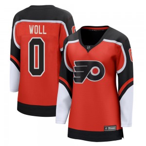Women's Fanatics Branded Philadelphia Flyers Joseph Woll 2020/21 Special Edition Jersey - Orange Breakaway