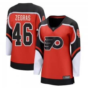 Women's Fanatics Branded Philadelphia Flyers Trevor Zegras 2020/21 Special Edition Jersey - Orange Breakaway