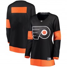 Women's Fanatics Branded Philadelphia Flyers Blank ＃ Alternate Jersey - Black Breakaway