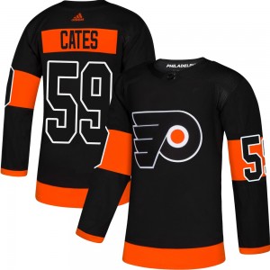 Adidas Philadelphia Flyers Jackson Cates Alternate Jersey - Black Authentic