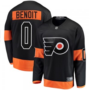 Fanatics Branded Philadelphia Flyers Simon Benoit Alternate Jersey - Black Breakaway