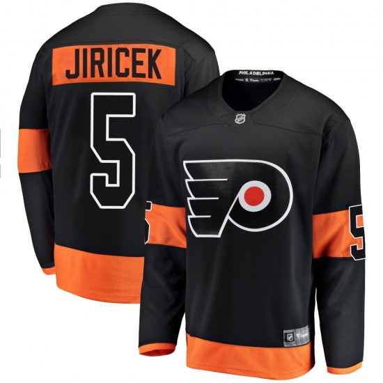 Fanatics Branded Philadelphia Flyers David Jiricek Alternate Jersey - Black Breakaway