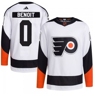 Adidas Philadelphia Flyers Simon Benoit Reverse Retro 2.0 Jersey - White Authentic