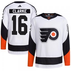 Adidas Philadelphia Flyers Bobby Clarke Reverse Retro 2.0 Jersey - White Authentic