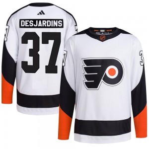 Adidas Philadelphia Flyers Eric Desjardins Reverse Retro 2.0 Jersey - White Authentic