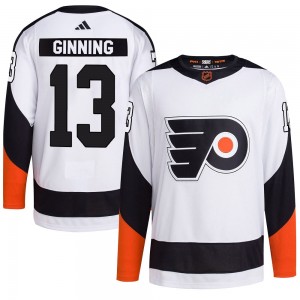 Adidas Philadelphia Flyers Adam Ginning Reverse Retro 2.0 Jersey - White Authentic