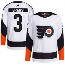 Adidas Philadelphia Flyers Helge Grans Reverse Retro 2.0 Jersey - White Authentic