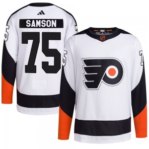 Adidas Philadelphia Flyers Ethan Samson Reverse Retro 2.0 Jersey - White Authentic
