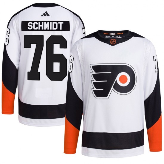 Adidas Philadelphia Flyers Roman Schmidt Reverse Retro 2.0 Jersey - White Authentic