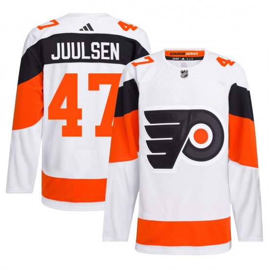 Adidas Philadelphia Flyers Noah Juulsen 2024 Stadium Series Primegreen Jersey - White Authentic