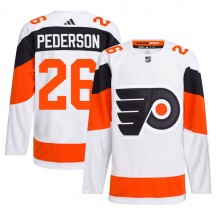 Adidas Philadelphia Flyers Lane Pederson 2024 Stadium Series Primegreen Jersey - White Authentic