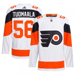 Adidas Philadelphia Flyers Samu Tuomaala 2024 Stadium Series Primegreen Jersey - White Authentic