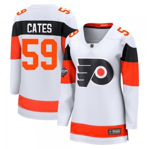 Women's Fanatics Branded Philadelphia Flyers Jackson Cates 2024 Stadium Series Jersey - White Breakaway