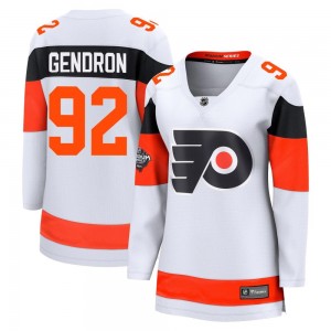 Women's Fanatics Branded Philadelphia Flyers Alexis Gendron 2024 Stadium Series Jersey - White Breakaway